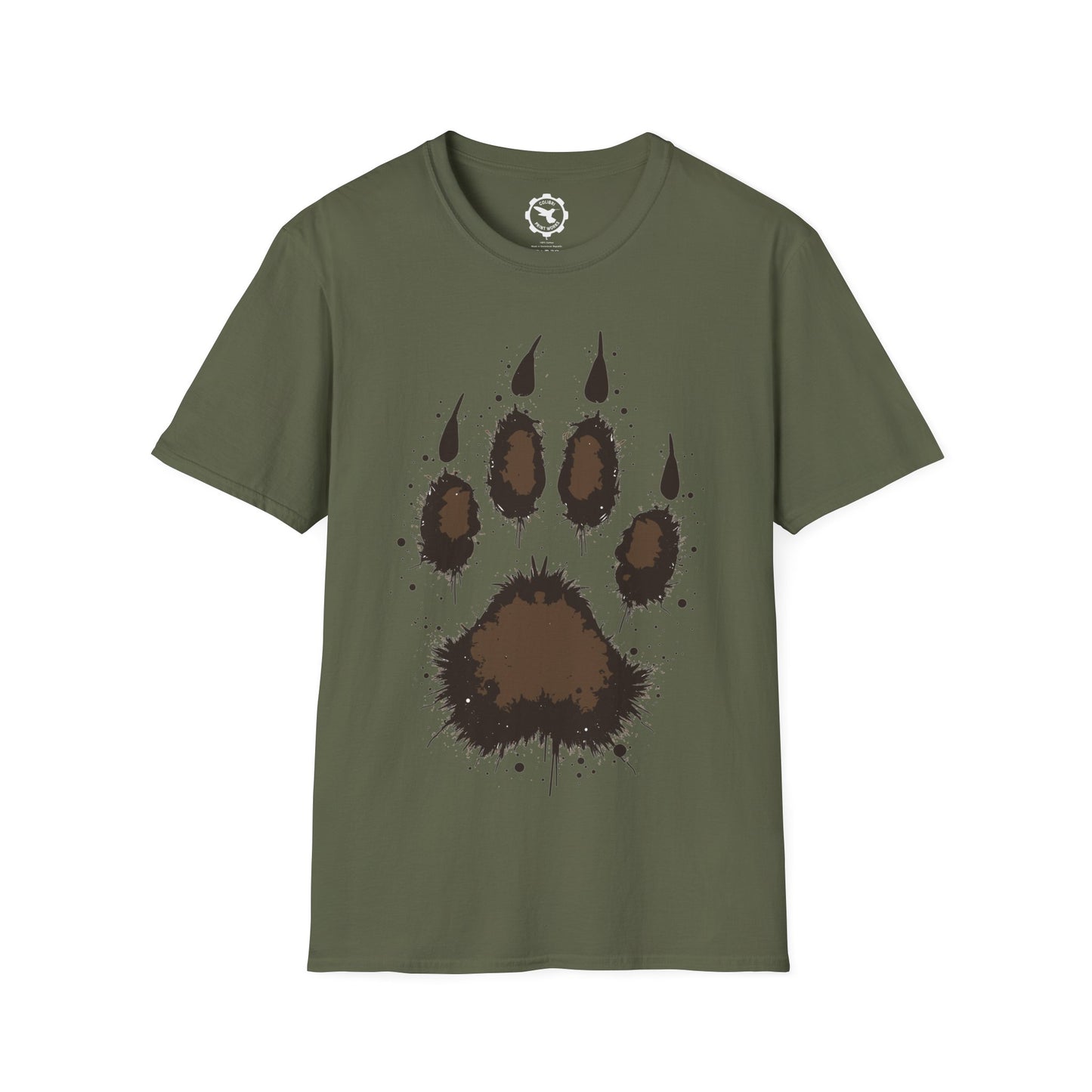 Grizzly Paw Print T-Shirt