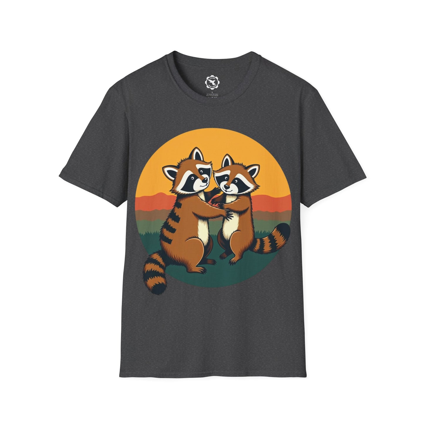 Retro Raccoons Draft T-Shirt