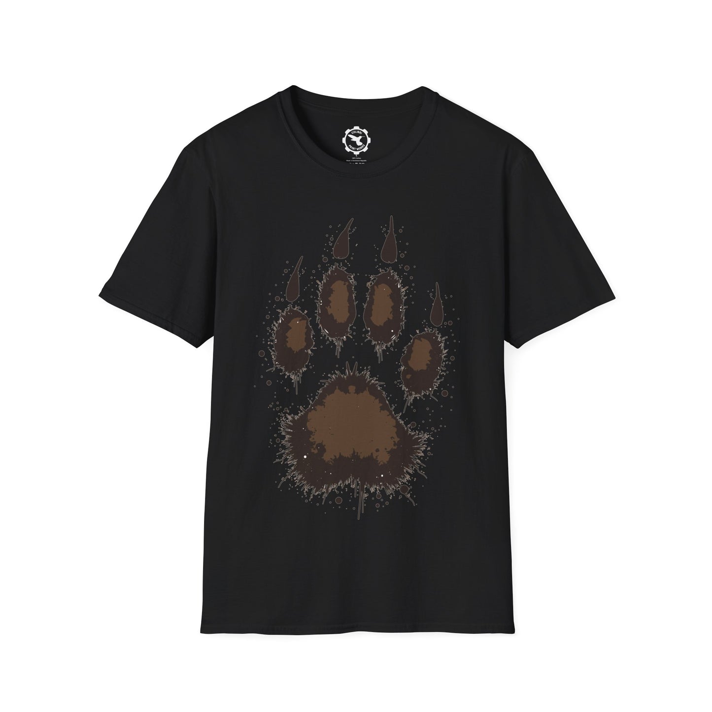 Grizzly Paw Print T-Shirt