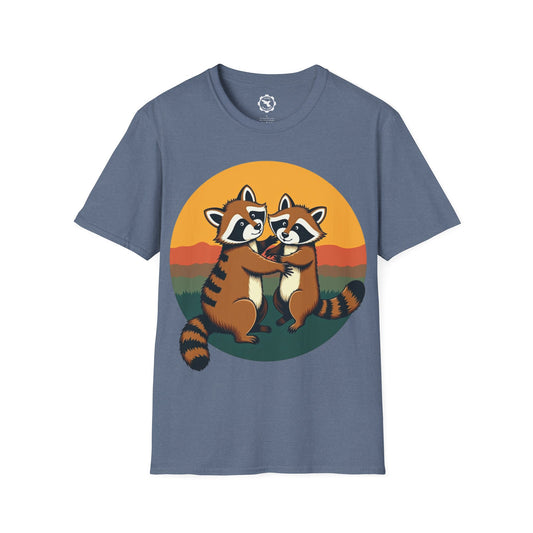 Retro Raccoons Draft T-Shirt
