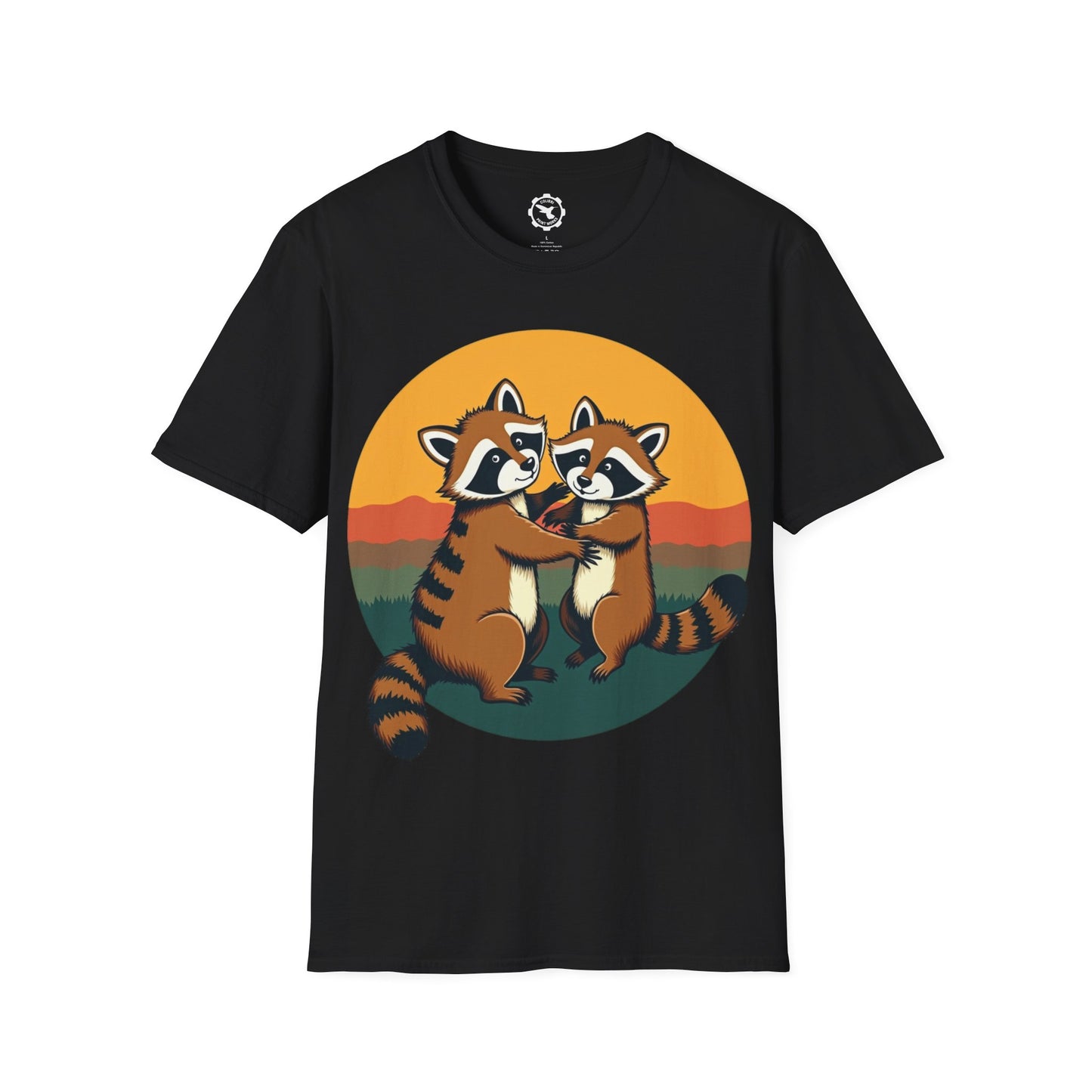 Retro Raccoons Draft T-Shirt