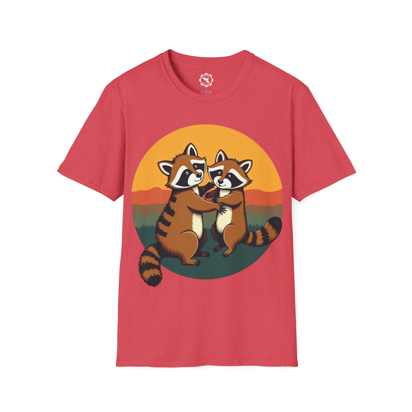Retro Raccoons Draft T-Shirt