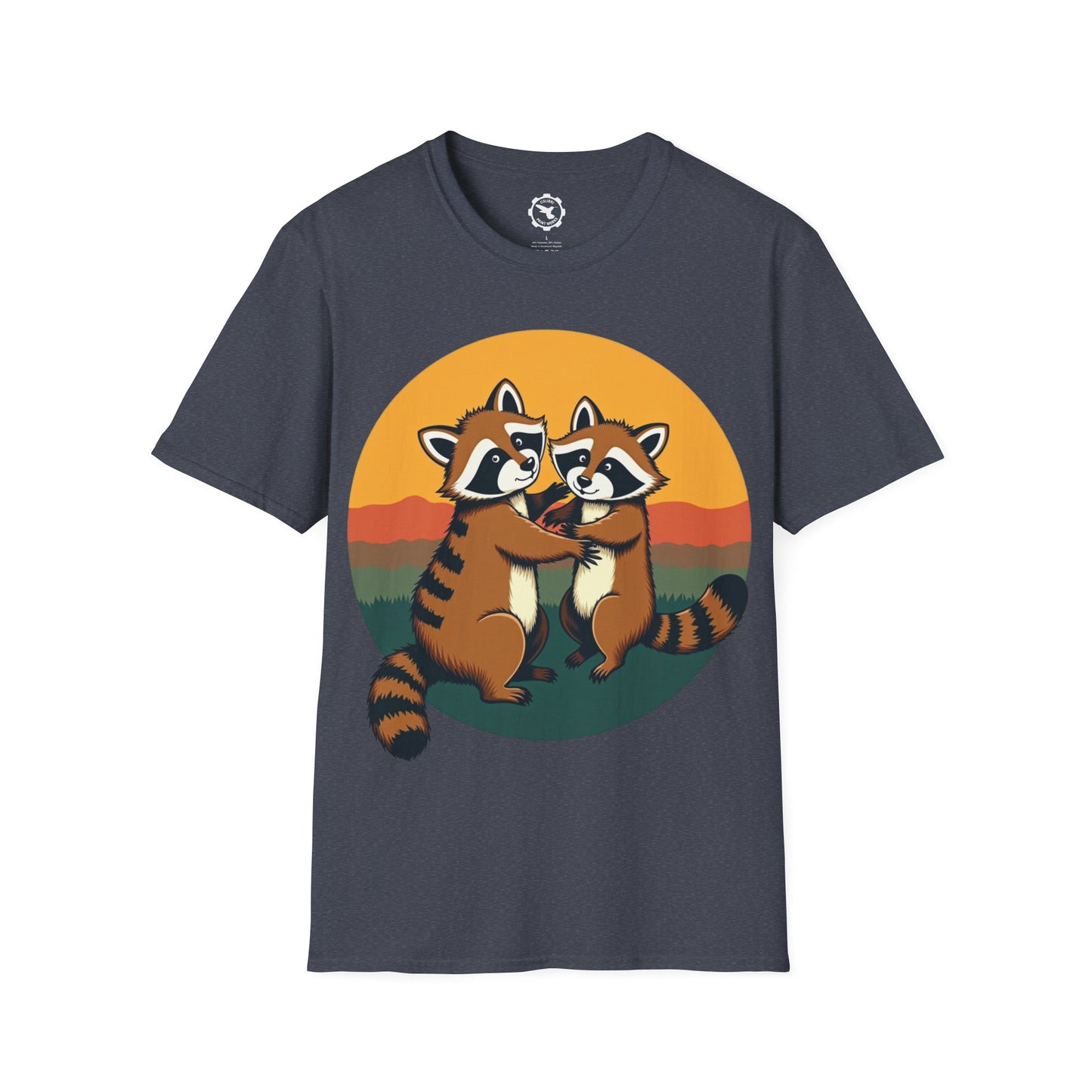 Retro Raccoons Draft T-Shirt