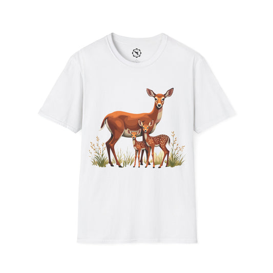 Deer Family Draft T-Shirt