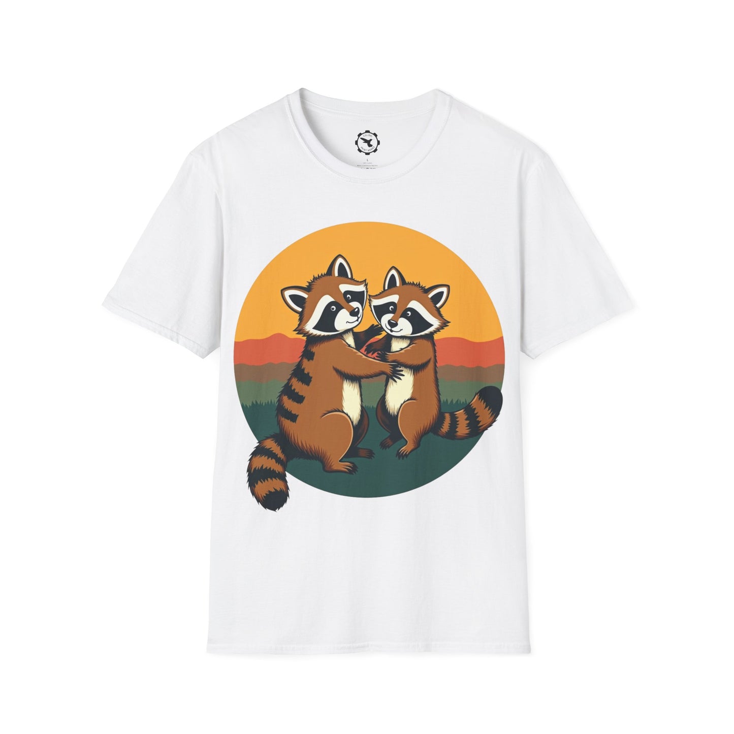 Retro Raccoons Draft T-Shirt